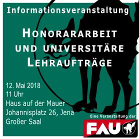 Gewerkschaftliche Perspektiven auf Honorararbeit und universitäre Lehraufträge