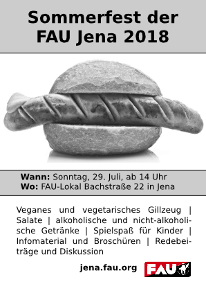 Gewerkschaftliches Sommerfest der FAU Jena
