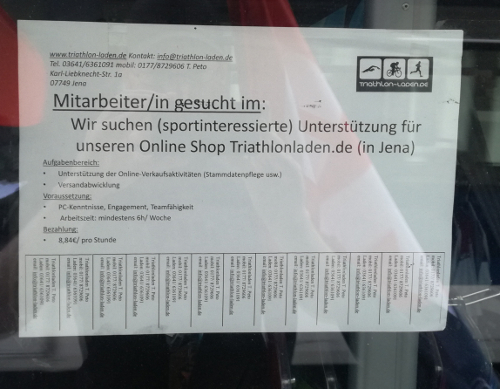 Gerichtliche Einigung mit dem Triathlon-laden erzielt