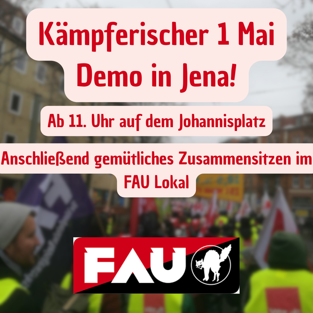 Einladung zum 1. Mai
