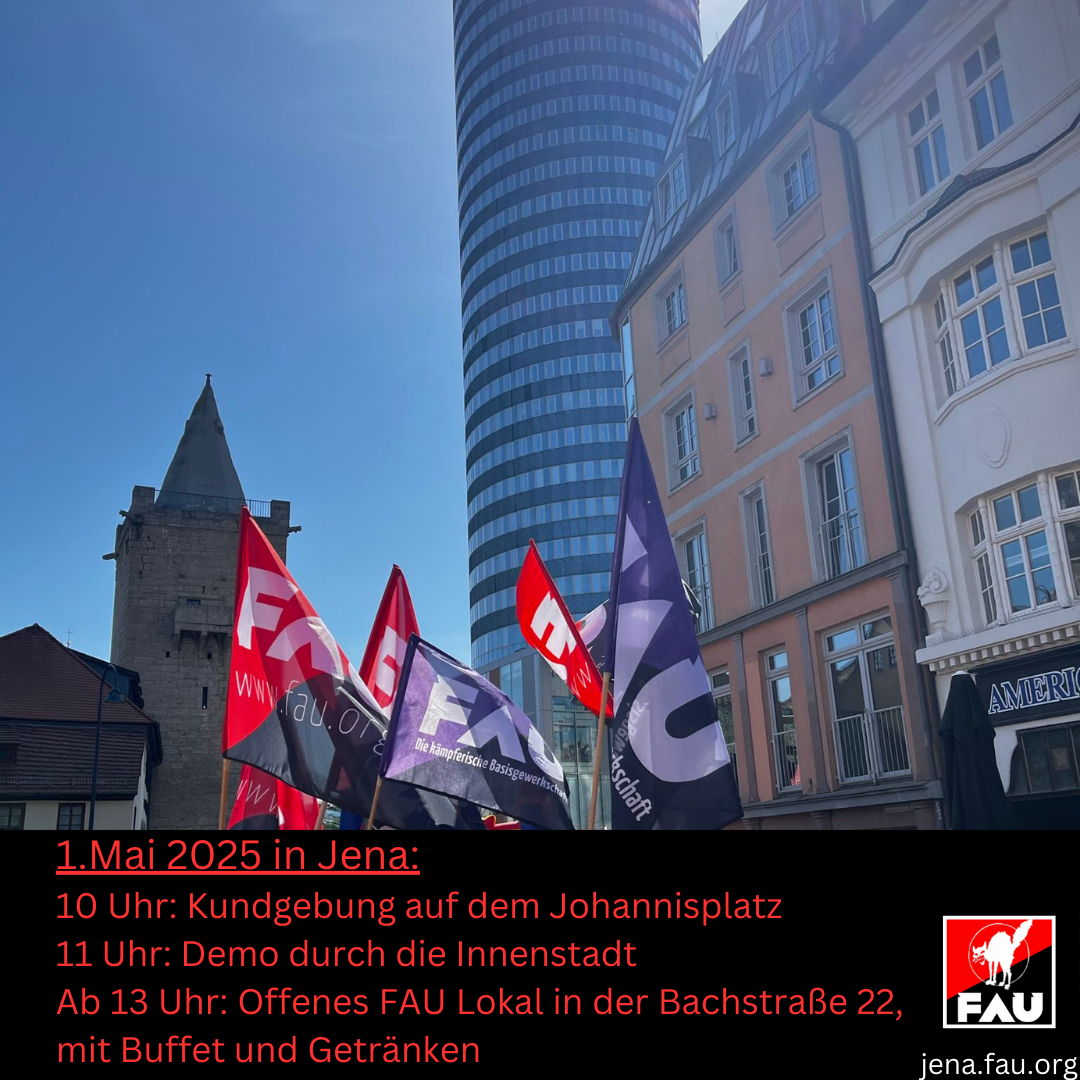 Aufruf zum 1. Mai 2025